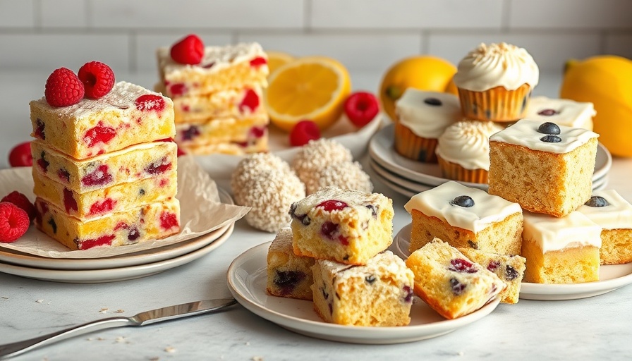 Tempting lemon dessert recipes including muffins and bars.