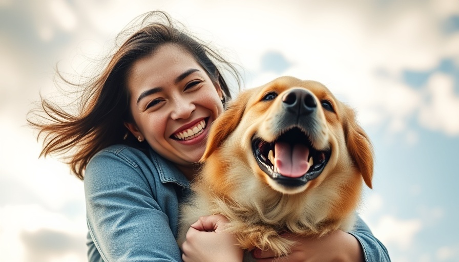 Woman and dog sharing a heartfelt moment, unexpected sources of healing.