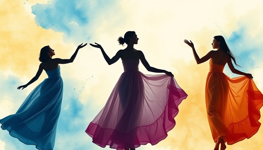 Artistic depiction of personal development with reflective silhouettes.