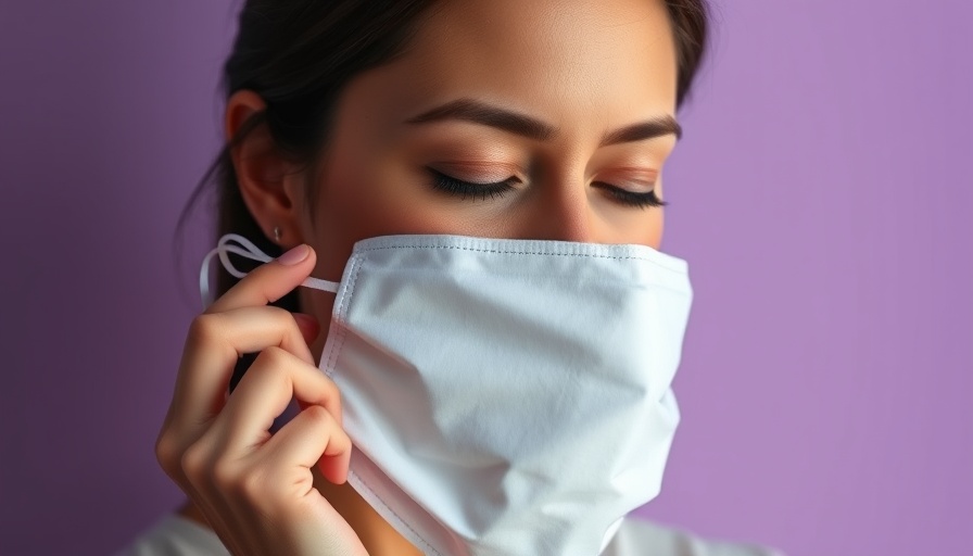 Woman stops hiding for love and approval, holds mask with calm expression.