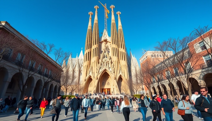 Sagrada Familia cathedral view, perfect for family-friendly dining in Barcelona adventures.