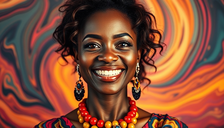 Vibrant portrait illustrating personal growth through style.