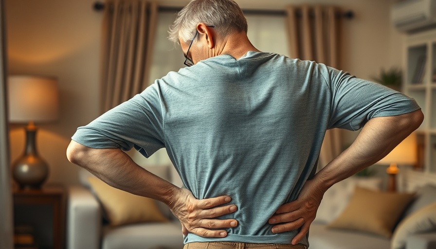 Person holding lower back in pain, causes of low back pain.