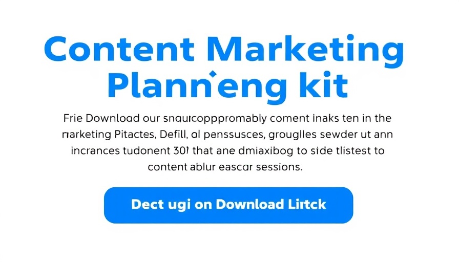 Download link for free content marketing planning kit