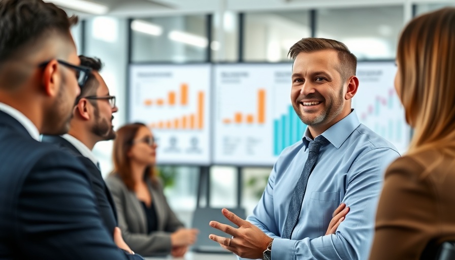 Next-gen Black-owned media leader presenting in modern office.