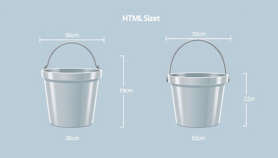 Bucket size html