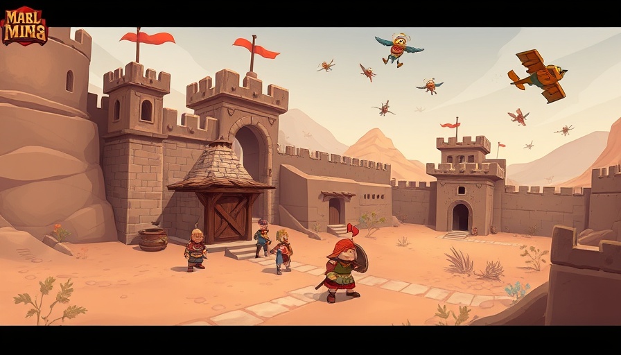 Parabellum: Siege of Legends game strategy scene, stylized cartoon style.