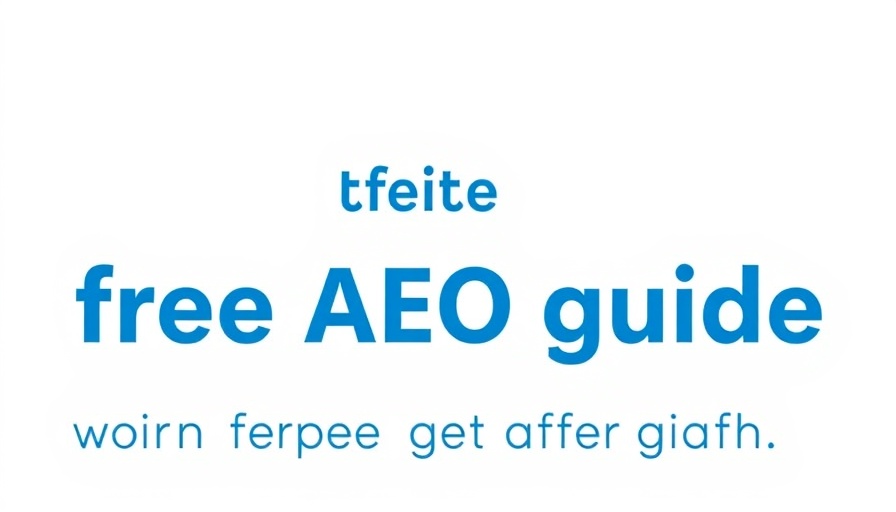 Simple banner promoting free Answer Engine Optimization guide.