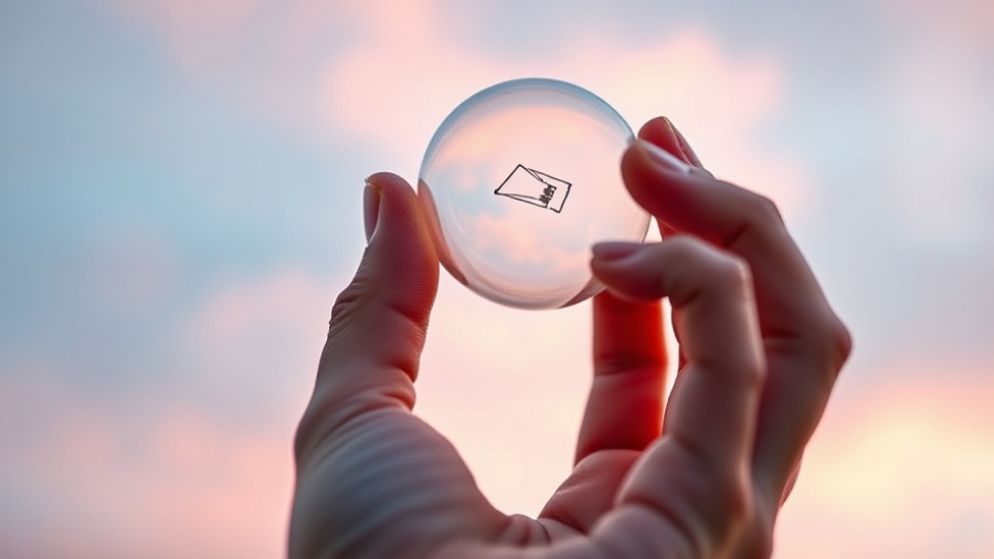 Hand holding light bulb against pastel sky for Optimize Your LinkedIn Profile concept.