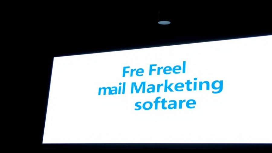 Banner promoting email marketing tools with HubSpot.