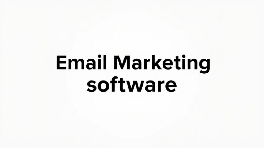 Effective email marketing software advertisement.