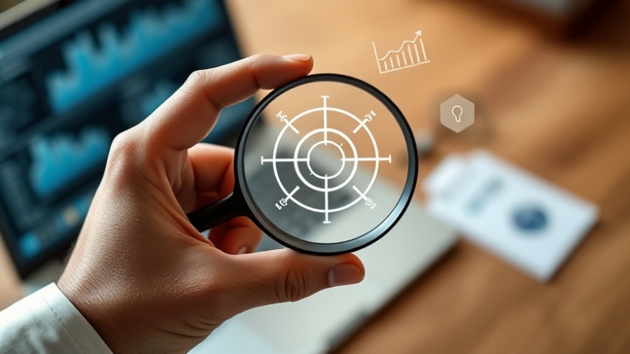 AI-Driven Intent Targeting concept with target graphic and digital icons.