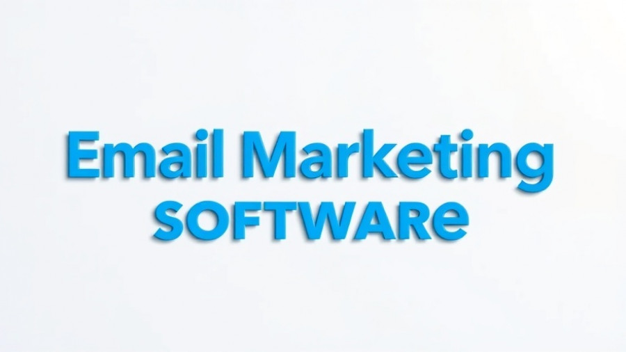 Bold blue text promoting best email marketing tools for nonprofits.