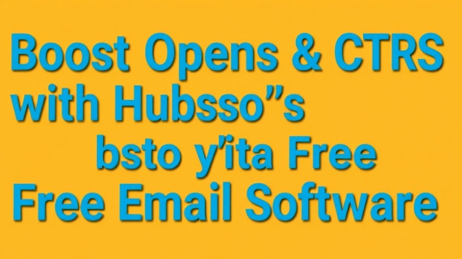 HubSpot email marketing software promotional banner.