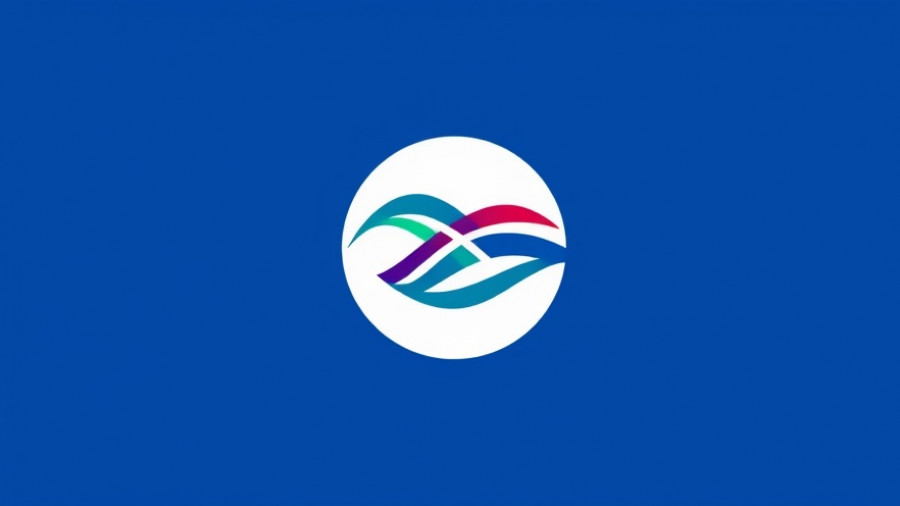 MiniMax M2 Efficiency logo with multicolored wave design