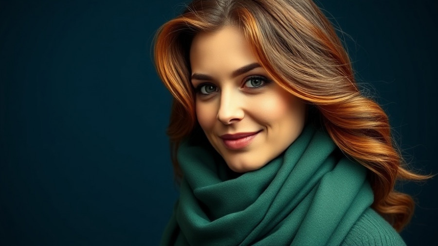 AI Chief Marketing Officer concept with confident woman and marketing icons.