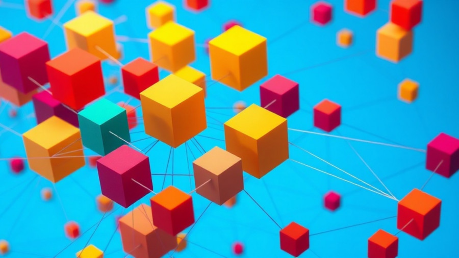 Colorful cubes showing SQL decision-making in B2B sales.