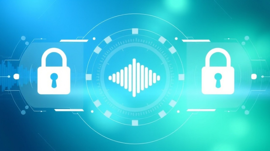 Provably private insights in AI represented by sound wave and locks.