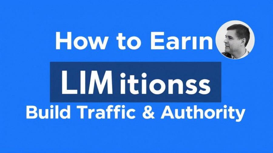 LLM citations blog titled 'How to Earn LLM Citations to Build Traffic & Authority' on a blue background