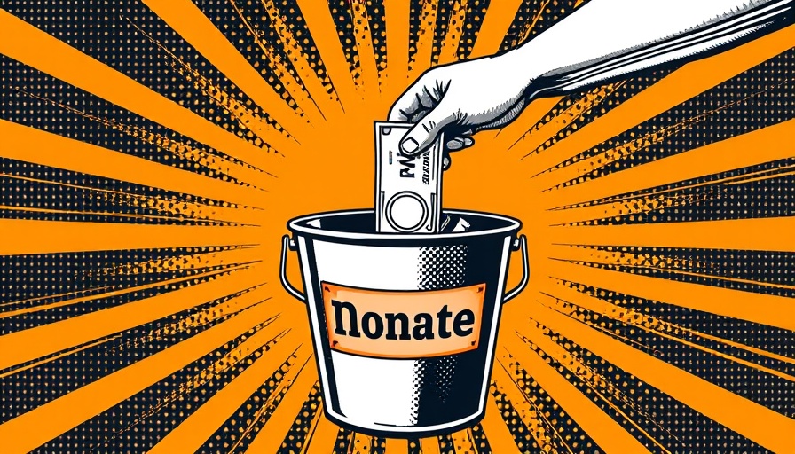 CRM for nonprofits in 2025 concept art with donation theme.