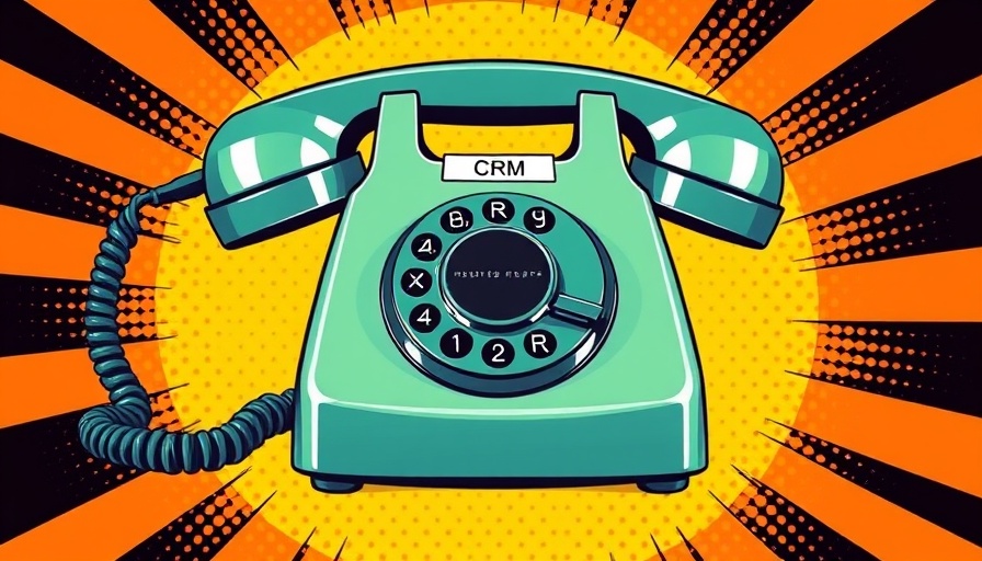 Vintage phone with CRM name tag, best CRMs for call center businesses.