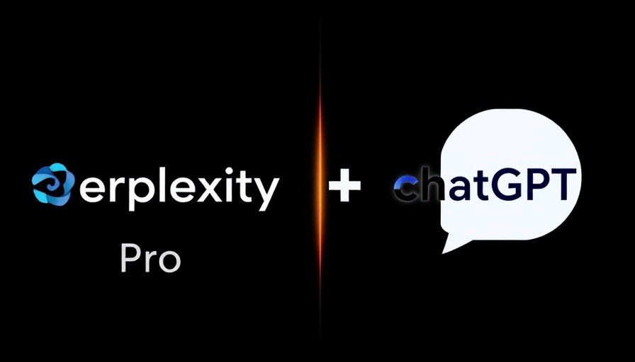 Perplexity vs ChatGPT logo comparison in dramatic design.