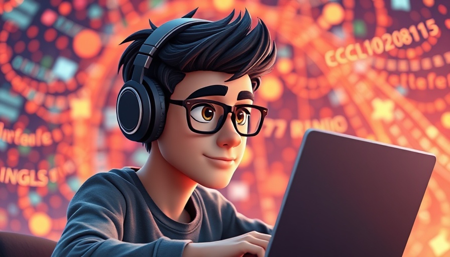 Young man learning how to add HTML embed codes to your website.