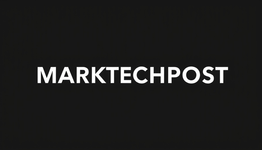 Minimalist 'MARKTECHPOST' logo on black background.