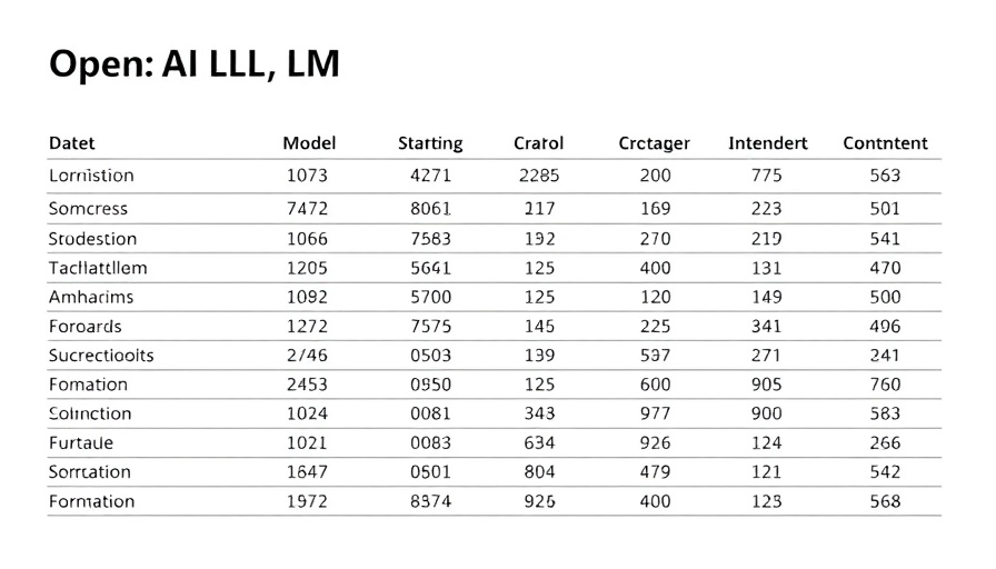 OpenAI open-weight LLMs data table showing models and parameters.