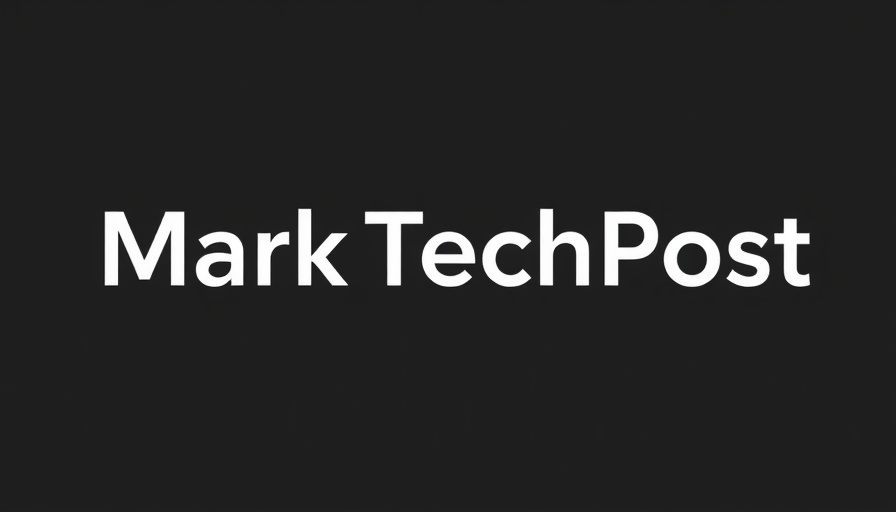 MarkTechPost text logo on black background