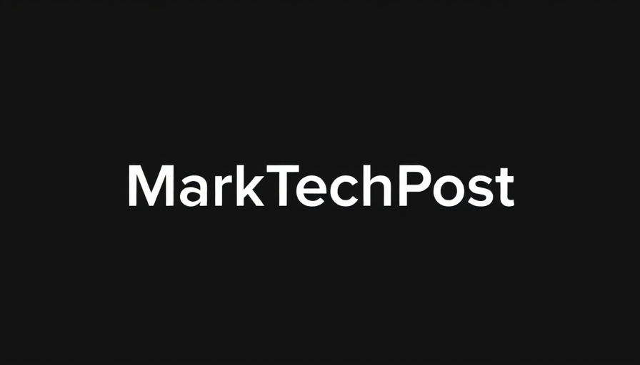 MarkTechPost logo on black background.