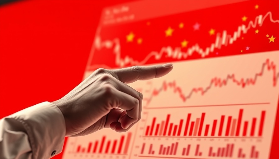 Hand analyzing business charts for marketing pipeline value revenue impact.