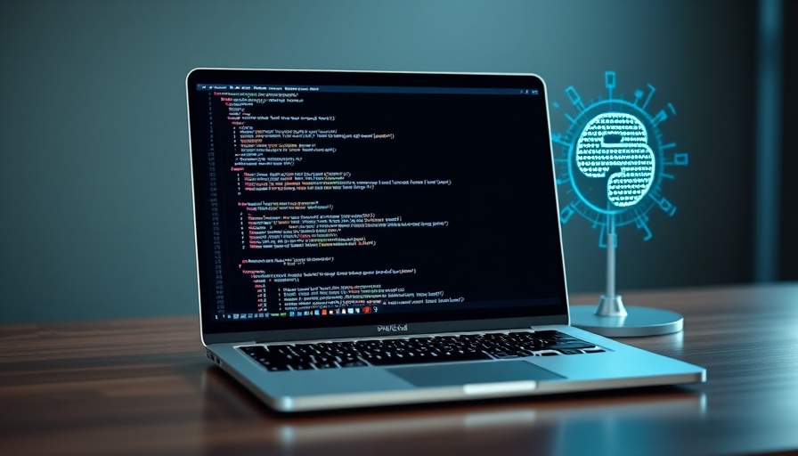 Google Gen AI Python SDK laptop code and AI hologram.