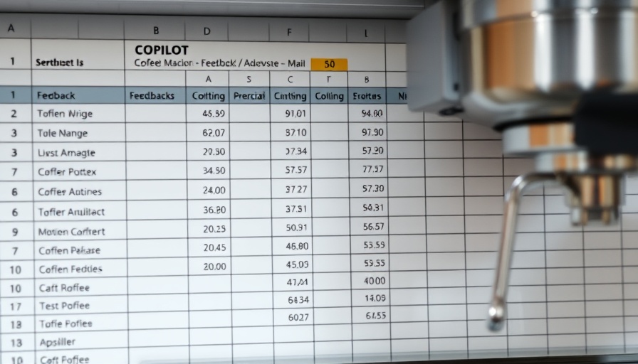 Excel spreadsheet using COPILOT function for sentiment analysis on feedback