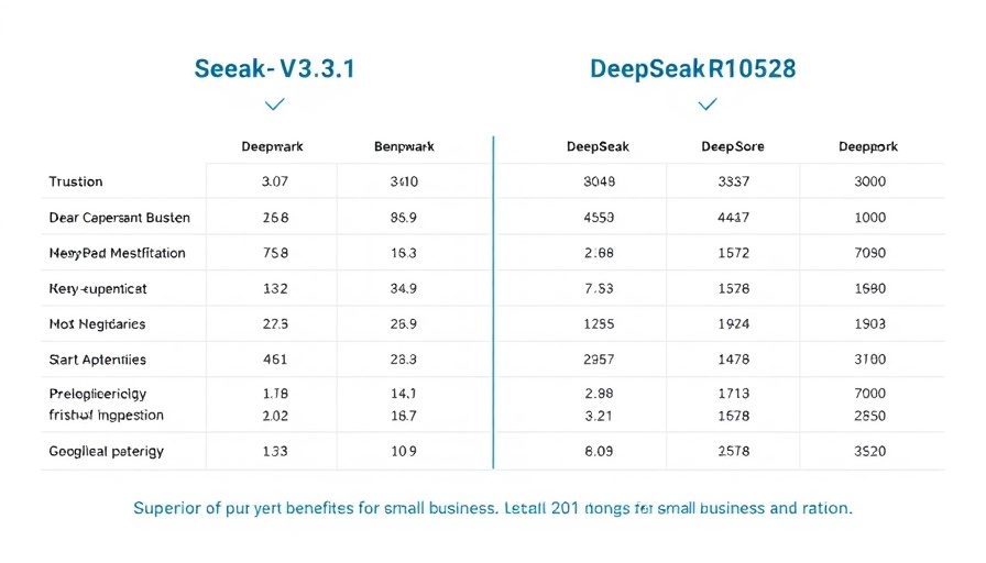 DeepSeek-V3.1 benefits for small businesses highlighted in benchmark comparison