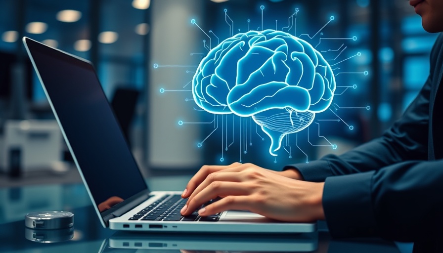 Discover LLMs in machine learning workflows with a digital brain overlay.