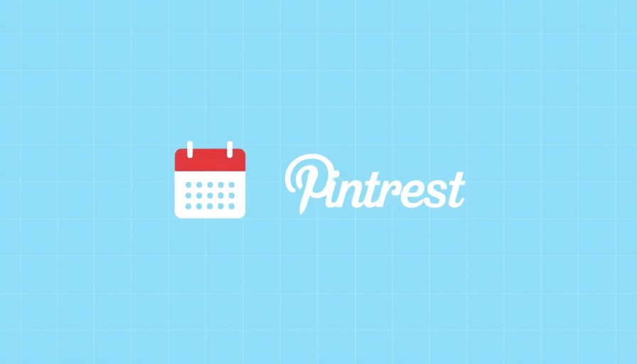 Graphic showing how to schedule Pinterest posts in 2025 with icons.