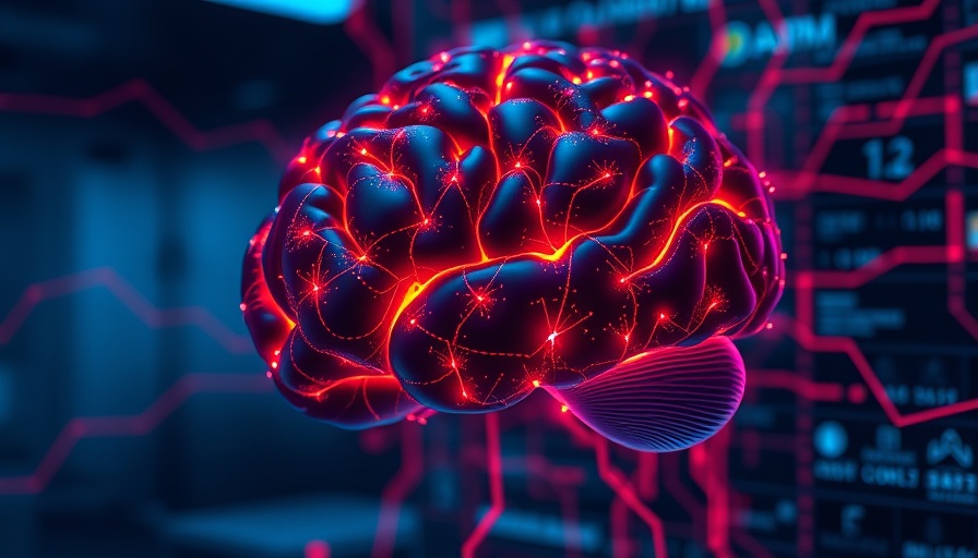Digital brain visualization for Hierarchical Reasoning Models for SMBs.