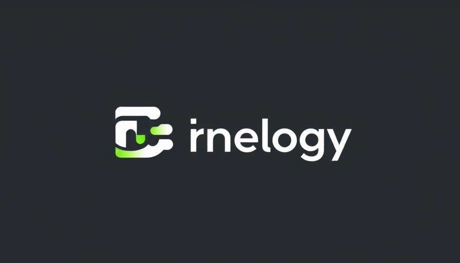 Abstract tech logo representing speech recognition for SMEs.