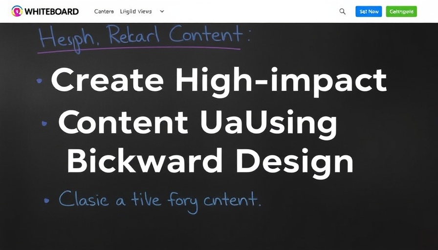 Create High-Impact Content Using Backward Design — Whiteboard Friday