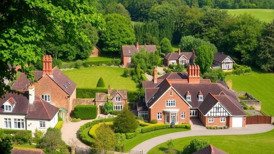 Explore the poshest village in Leicestershire, showcasing luxury homes and charm.