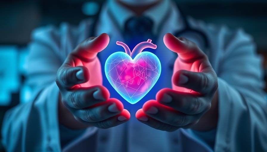 Digital representation of heart risks at age 50.