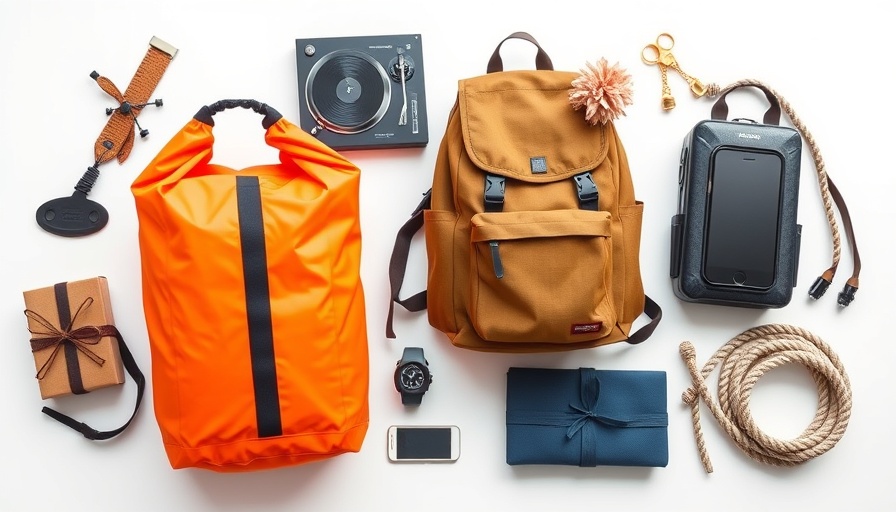 Practical and stylish gifts like backpack and turntable, good gifts for dad.