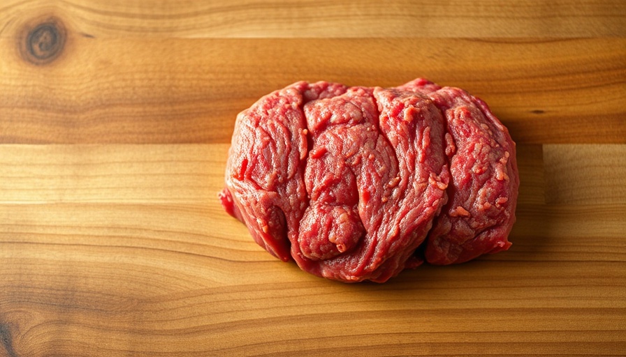 Raw ground beef potentially affected by Whole Foods E. Coli Contamination Recall.