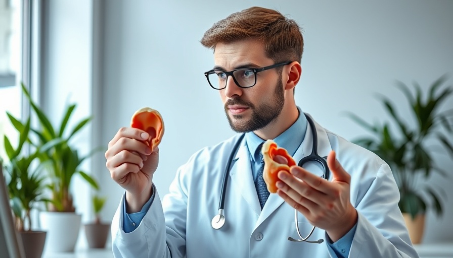 Doctor explaining ear anatomy, discussing vertigo help.