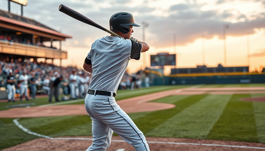 Baseball player in action during evening game, Boston Red Sox trade Rafael Devers.