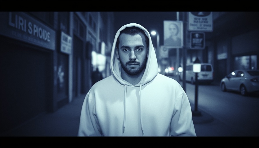 Surveillance image of a man in white hoodie, Boston police search