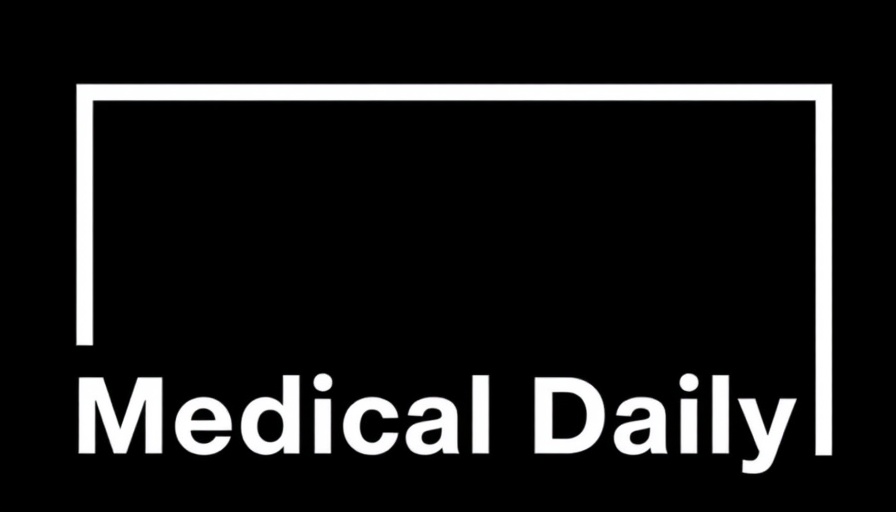 Medical Daily logo on black background.