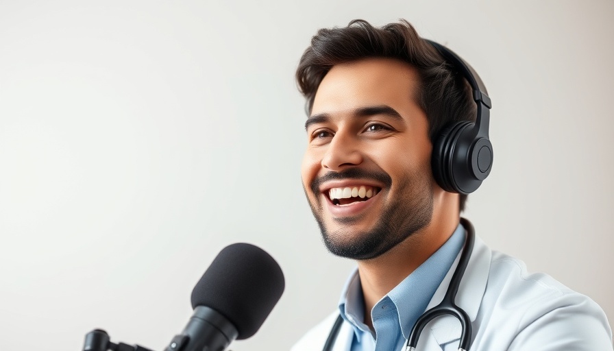 Male doctor on podcast discusses Cordyceps mushroom extract benefits.