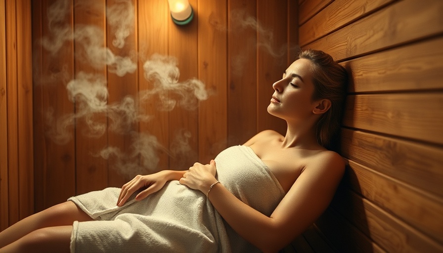 Woman enjoying sauna, showcasing the health benefits of saunas.